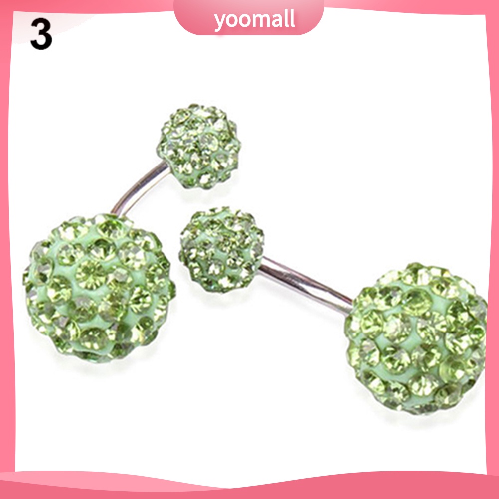 Khuyên Rốn Dạng Thanh Tạ Đính Đá Thời Trang Cho Nữ