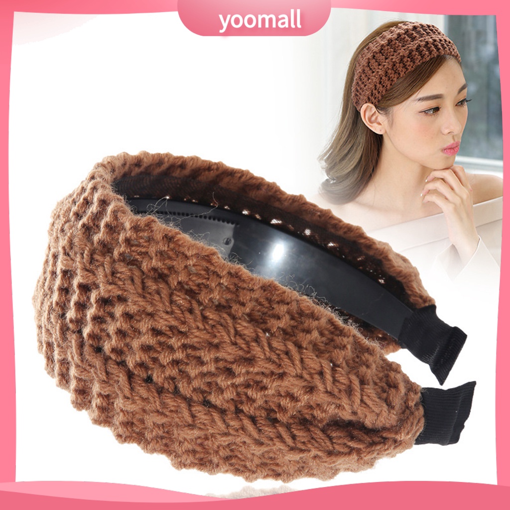 Băng Đô Bện Dây Màu Trơn Thân Thiện Với Làn Da Dành Cho Nữ