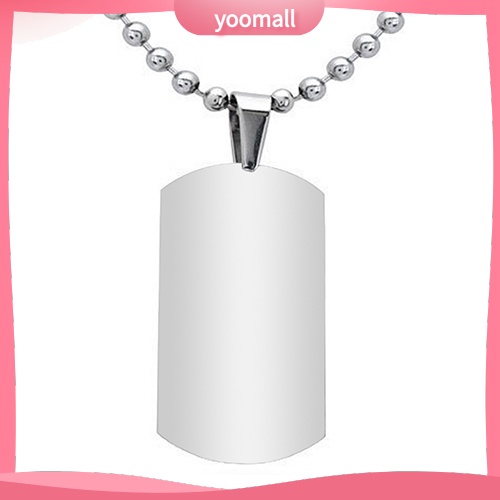 Vòng Cổ Bằng Thép Không Gỉ 316L Thời Trang Cá Tính Cho Nam / Nữ