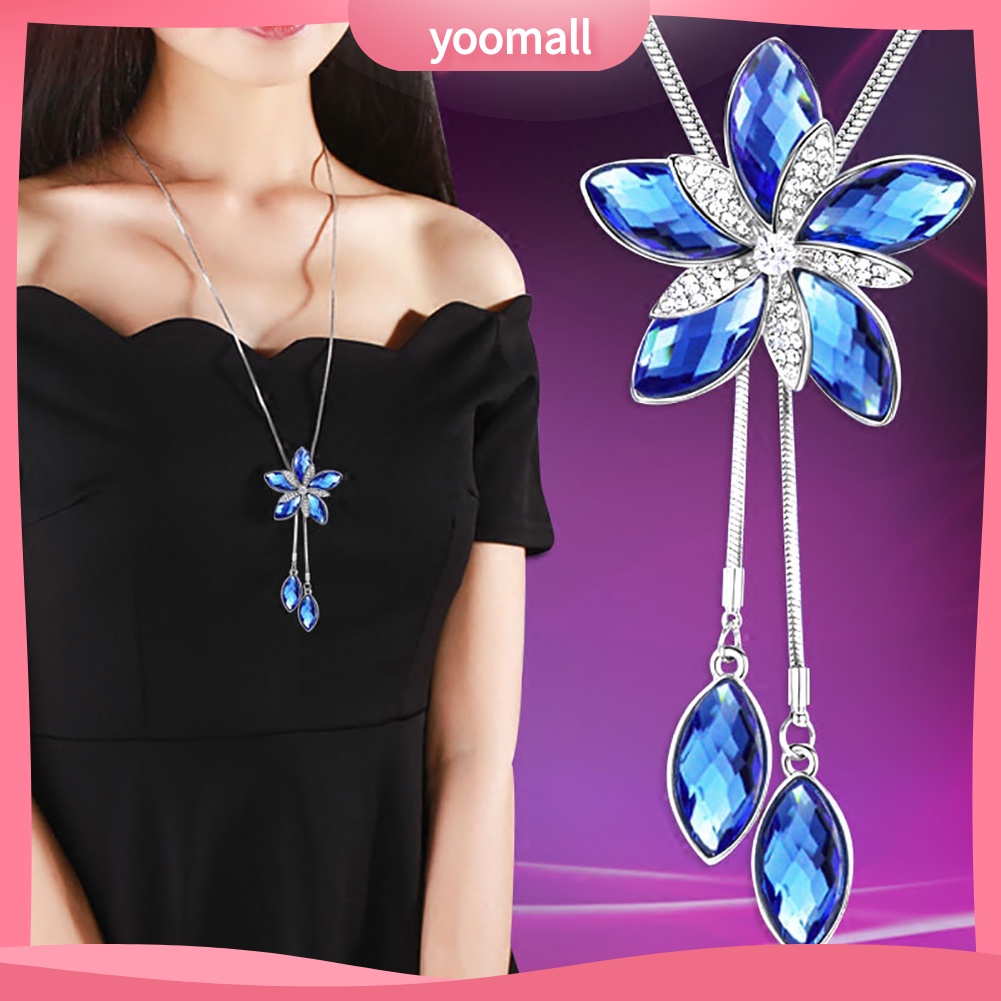 Vòng cổ Mặt Hình Cối Xay Gió Phối Tua Rua Đính Đá Nhân Tạo Thời Trang