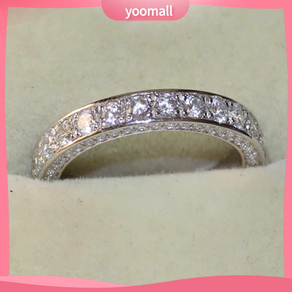 Nhẫn Cưới Đính Đá Tinh Tế Thời Trang Cho Nữ