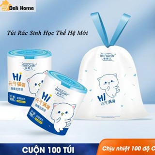 Túi Đựng Rác Có Dây Kéo Loại Siêu Dày Dai Chắc Chắn, Túi Đựng Rác