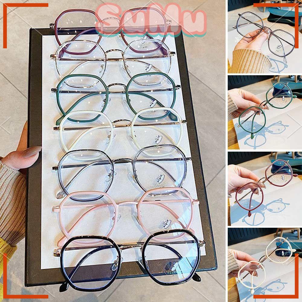 SUMU Mắt Kính Gọng Tròn Bằng Kim Loại Siêu Nhẹ Chống Ánh Sáng Xanh Phong Cách Cổ Điển Thời Trang Cho Nam Và Nữ
