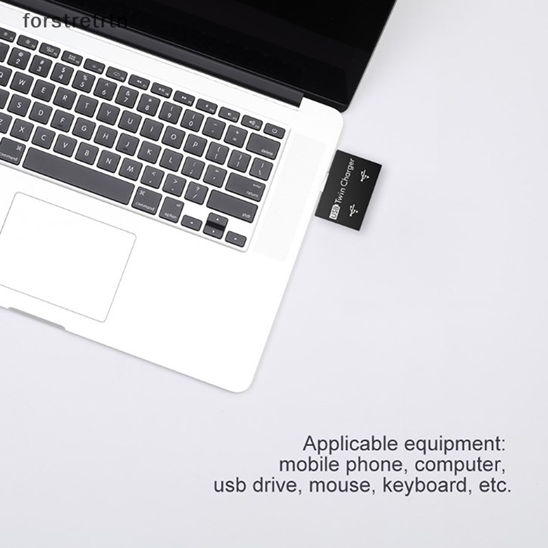 Bộ Chuyển Đổi Hub USB2.0 1 Male Sang 2 Female USB Female Cho Điện Thoại / Máy Tính