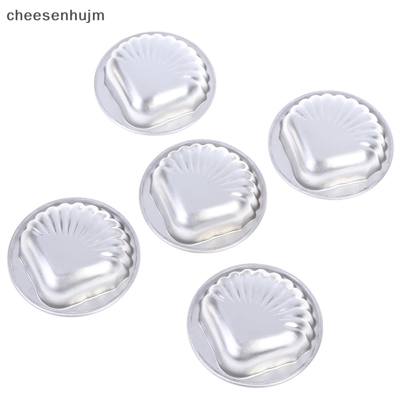 Set 5 Khuôn Làm Bánh Hình Vỏ Sò Bằng Hợp Kim Nhôm