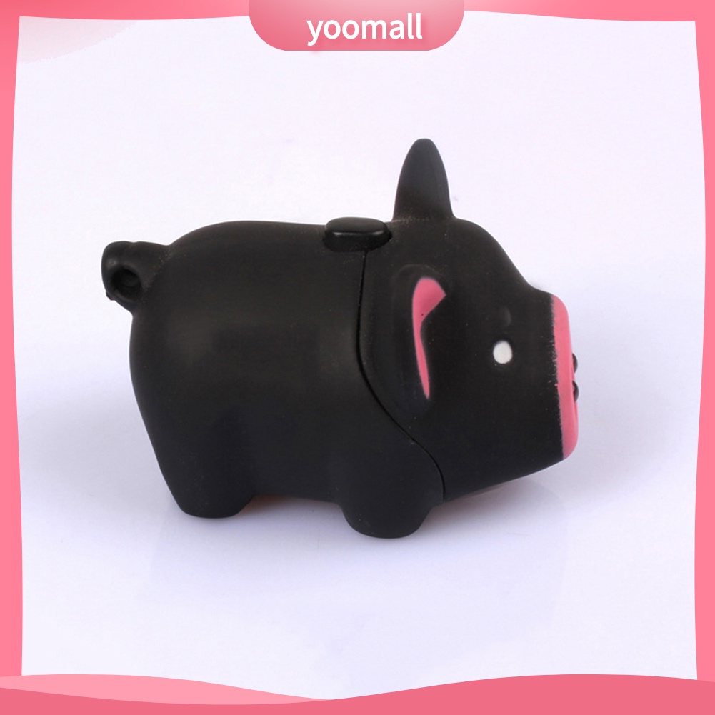 Móc Khóa Hình Heo Có Đèn LED Dễ Thương