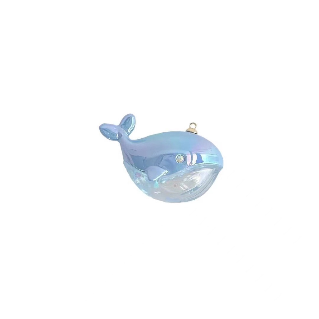 Phụ Kiện Móc Khóa Hình Cá Voi Su Zaizai dolphin Khi Chạy Ba Lô