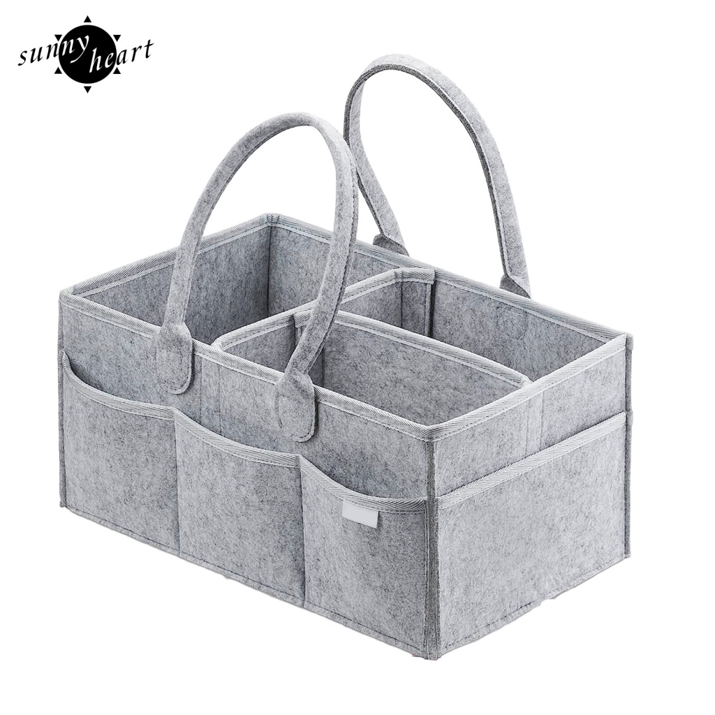 Sunnyheart Giỏ Đựng Tã Di Động: Tay Cầm Dài Trọng Lượng Nhẹ Và Hoàn Hảo Để Đi Du Lịch Với Trẻ Em Có Sức Chứa Lớn Để Bạn Có Thể Cửa Hàng Tất Cả Các Cửa Hàng y