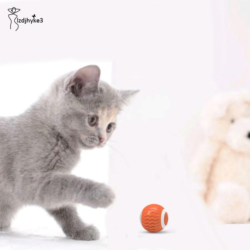 Đồ Chơi Bóng Lăn Tương Tác Tự Động 2 Chế Độ Kèm Sạc USB Chuyên Dụng Cho Mèo Cưng Cỡ Nhỏ / Vừa / Nhỏ