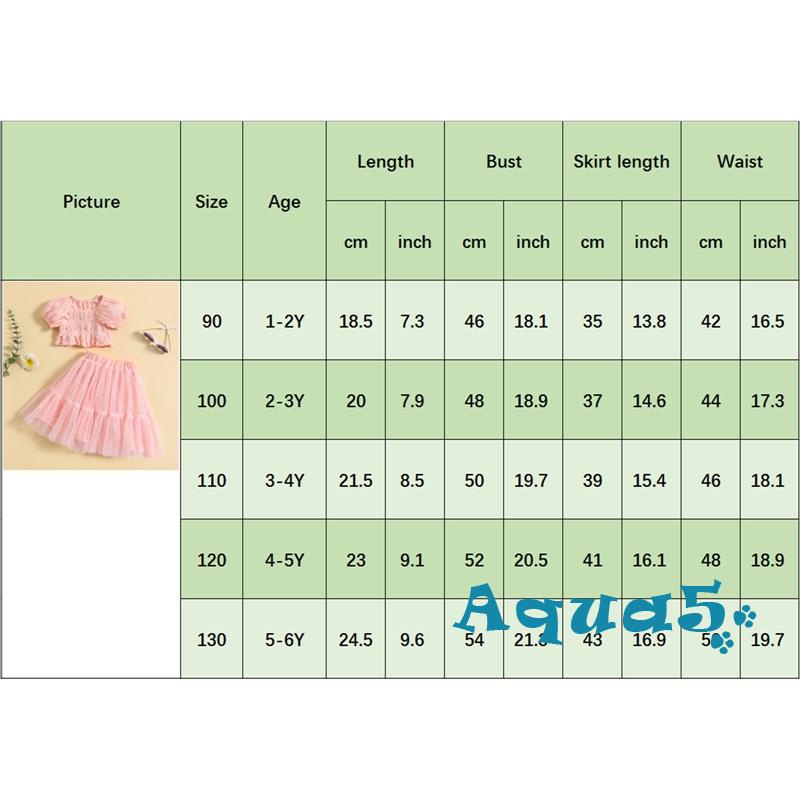 Set Áo Croptop Tay Ngắn + Chân Váy Xếp Ly Chấm Bi Xinh Xắn Cho Bé Gái