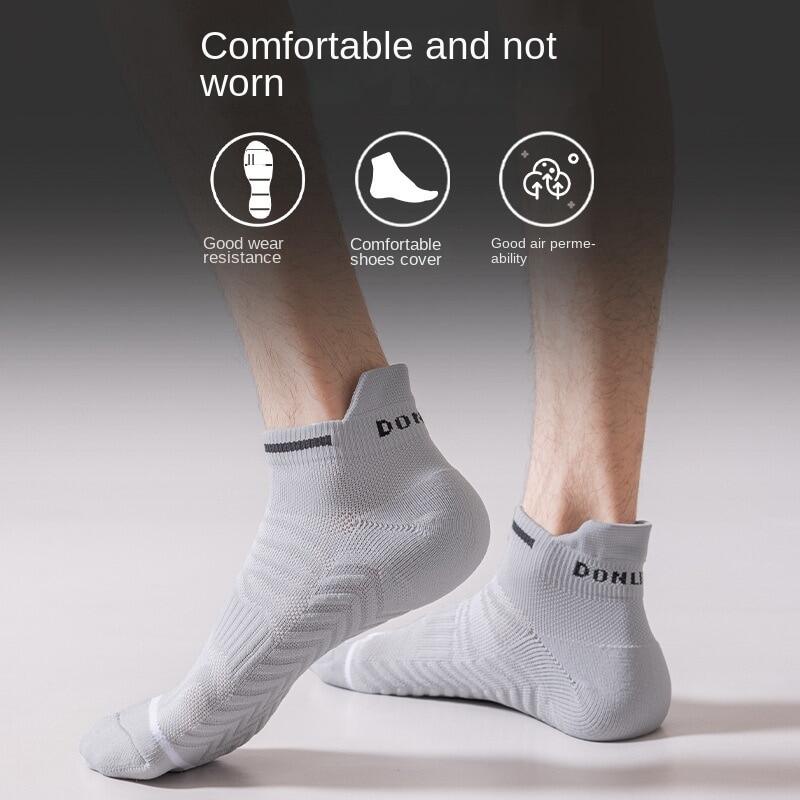 Bộ 3 Đôi Vớ Chạy marathon Với Đế Dày Nhanh Khô Chuyên Dụng Cho Nam Và Nữ