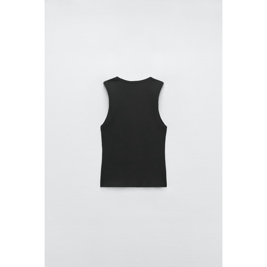 Áo ba lỗ dáng dài Zara chính hãng