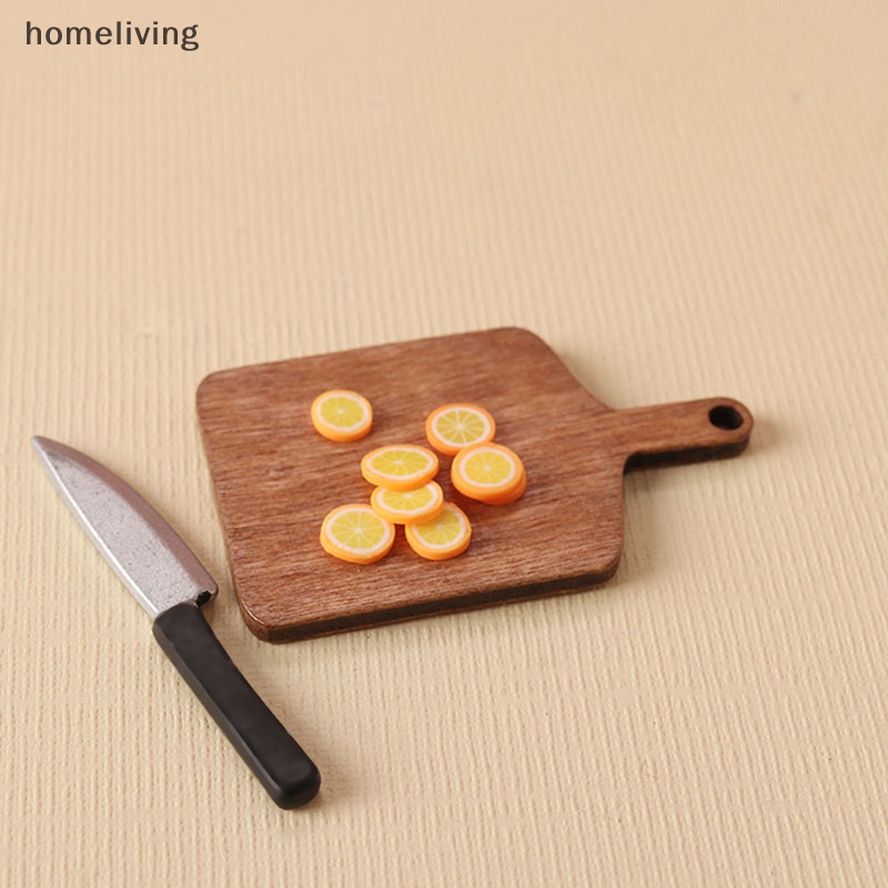 Bộ 5 Thớt Cắt Bánh Mì Tỉ Lệ 1: 12 Dùng Trang Trí Nhà Búp Bê