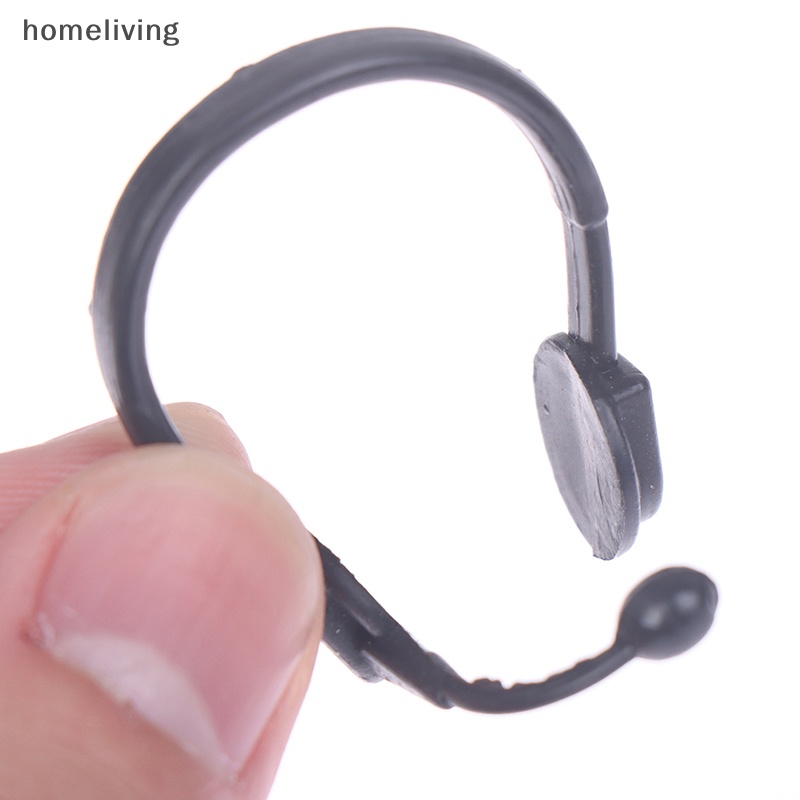 Set 5 Tai Nghe Màu Đen Tỉ Lệ 1: 12 Trang Trí Nhà Búp Bê