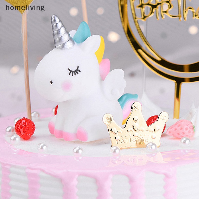 Topper Trang Trí Bánh Kem Hình Chú Ngựa Dễ Thương