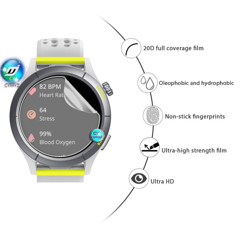 Miếng Dán Màn Hình HD TPU Hydrogel Cho Amazfit Cheetah