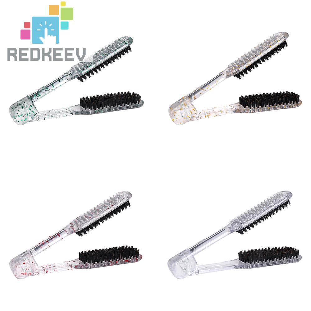 Lược Kẹp Chữ V Tạo Kiểu Tóc Không Đau Tiện Dụng