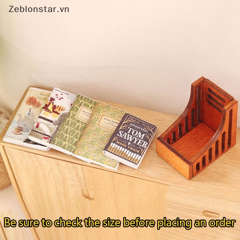 1 Set Kệ Sách 1: 12 Dùng Để Trang Trí Nhà Búp Bê