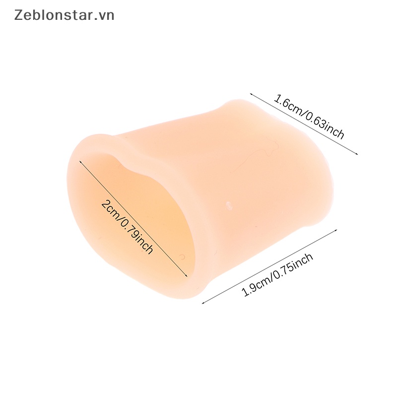 1 Cặp Ống Gel Silicone Bảo Vệ Ngón Chân Cái