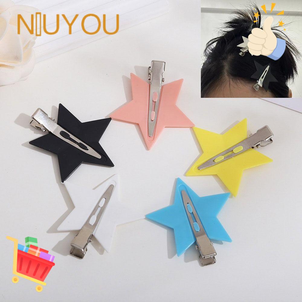 Kẹp Tóc Hình Ngôi Sao Bằng Kim Loại Ngọt Ngào Cho Nữ