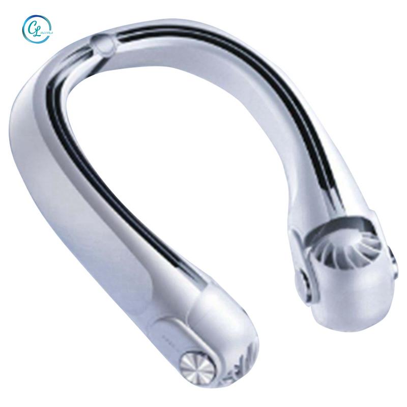 Quạt Đeo Cổ Mini 3 Tốc Độ Rảnh Tay Kèm Sạc USB Tiện Dụng Chất Lượng Cao