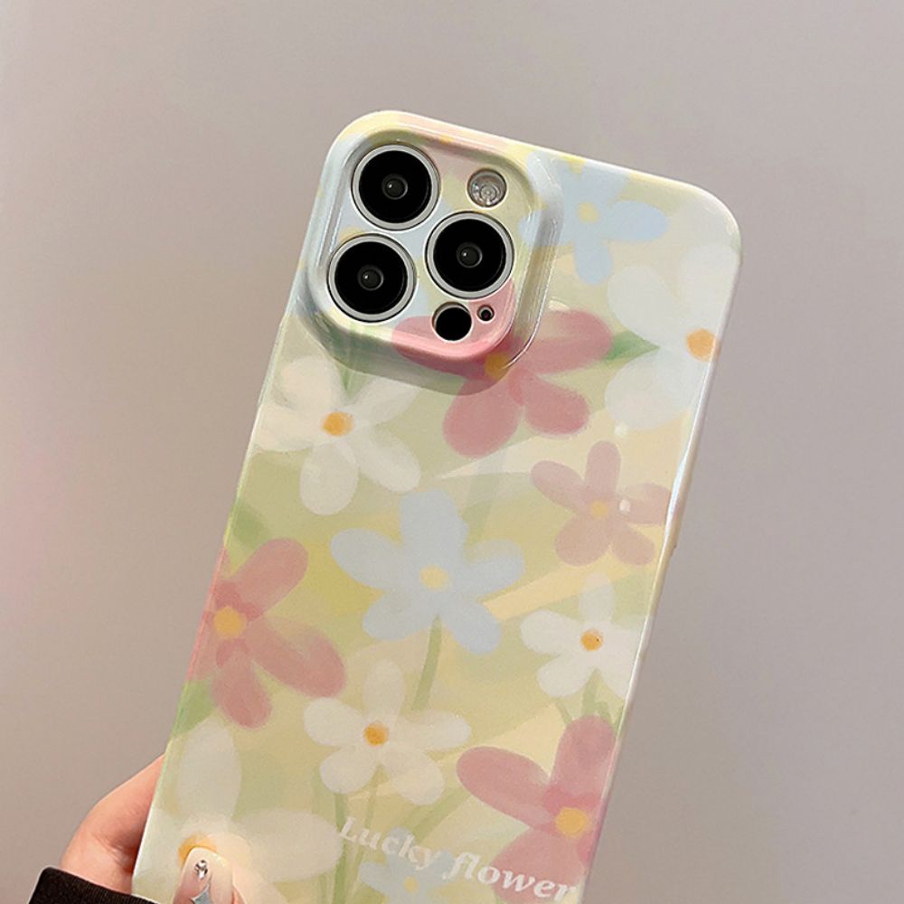 Ốp Điện Thoại TPU Mềm In Hoa Graffiti Thời Trang Cho IPhone 14 13 12 11 Pro Max X XR 8 7 Plus SE