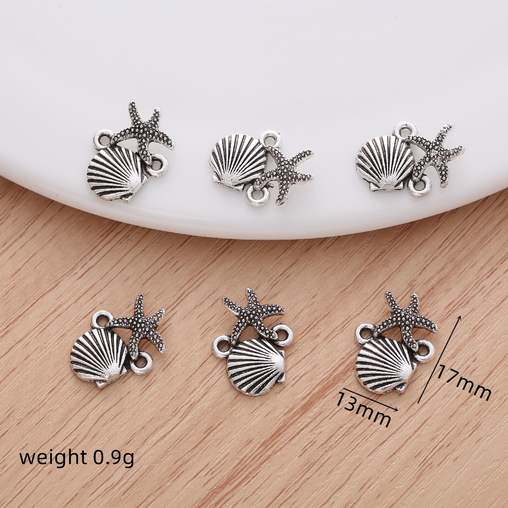 Set 20 Mặt Vòng cổ Hình Vỏ Sò / Sao Biển Thời Trang
