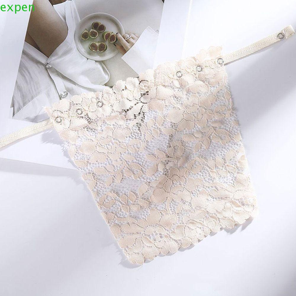 EXPEN Áo Ống Họa Tiết Hoa Có Kẹp Dễ Dàng Điều Chỉnh Chống Chói Phong Cách Hàn Quốc Quyến Rũ Cho Nữ