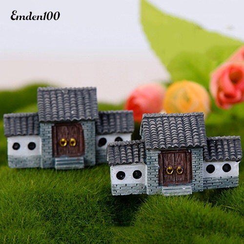 Mô Hình Nhà Búp Bê Emden DIY Trang Trí Nhà Cửa Sân Vườn
