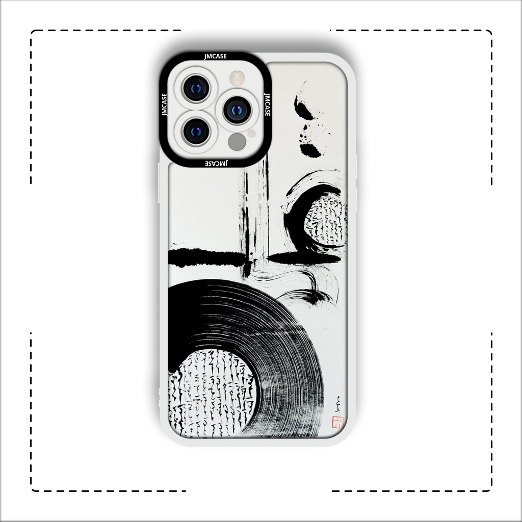 Ốp lưng iphone cạnh vuông Tranh Thuỷ Mặc Trung Quốc Vintage Aesthetic /8plus/x/xs/11/12/pro/max/plus/promax