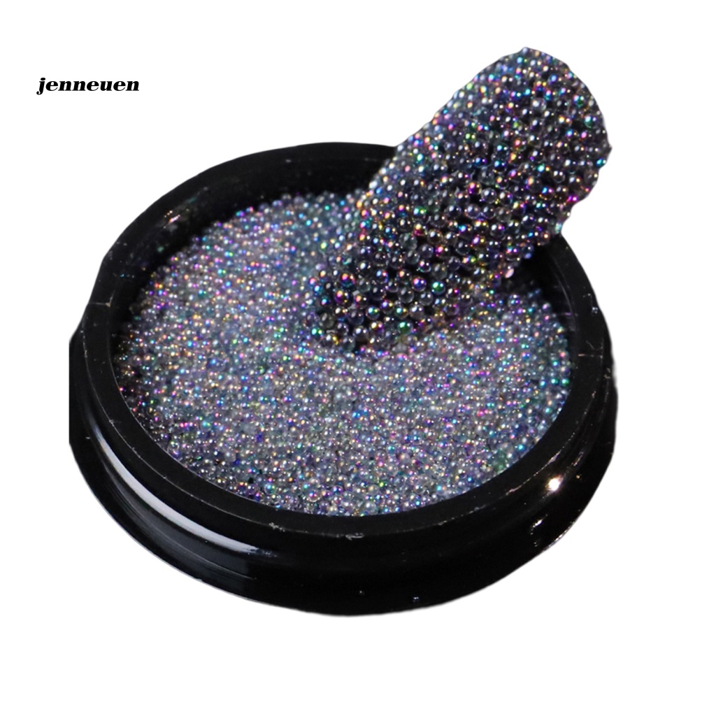 1 Hộp Hạt Laser JEN Phản Quang Nhiều Màu Sắc Dùng Trang Trí Móng Tay Nghệ Thuật
