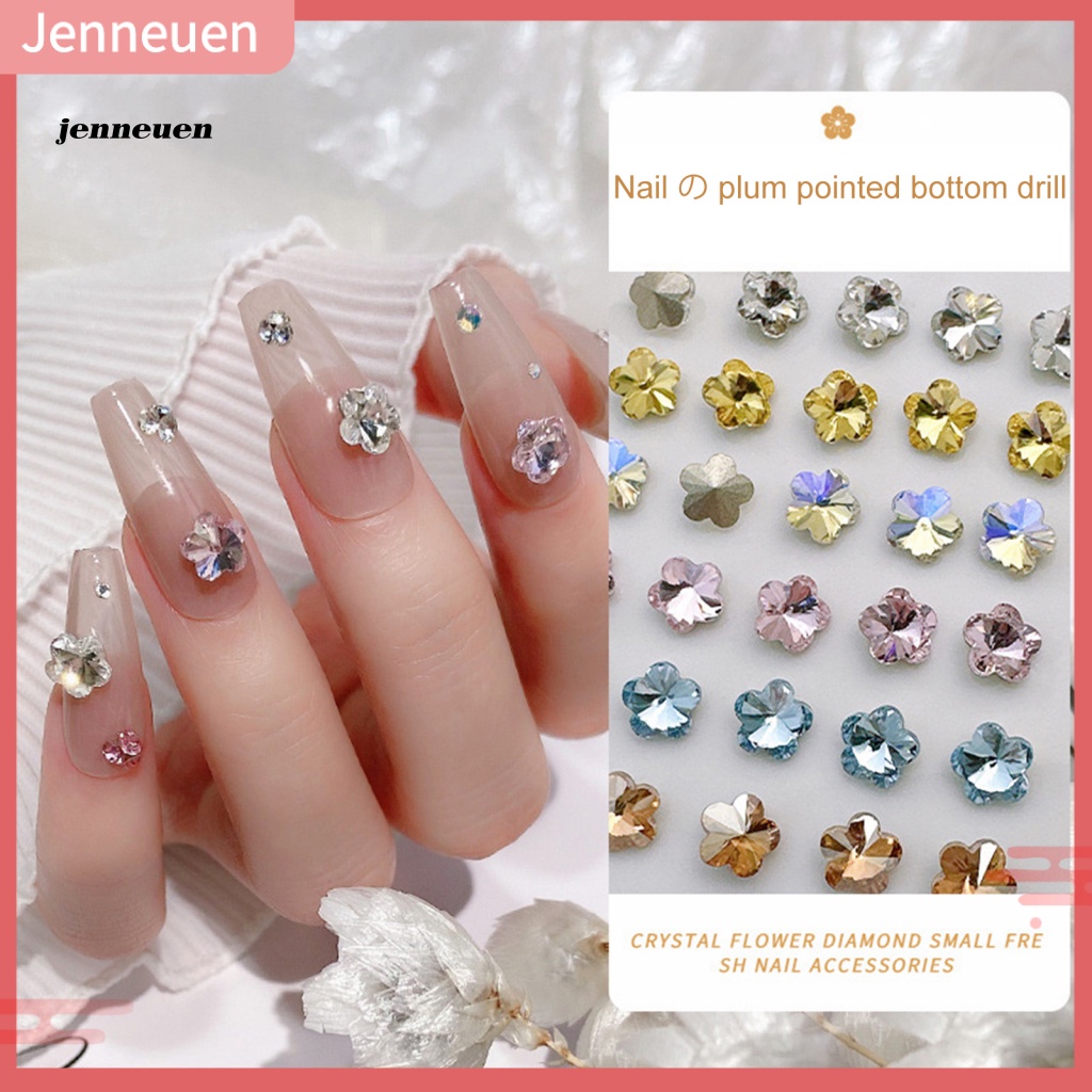 Set 10 Phụ Kiện Đính Đá Trang Trí Móng Tay Nghệ Thuật