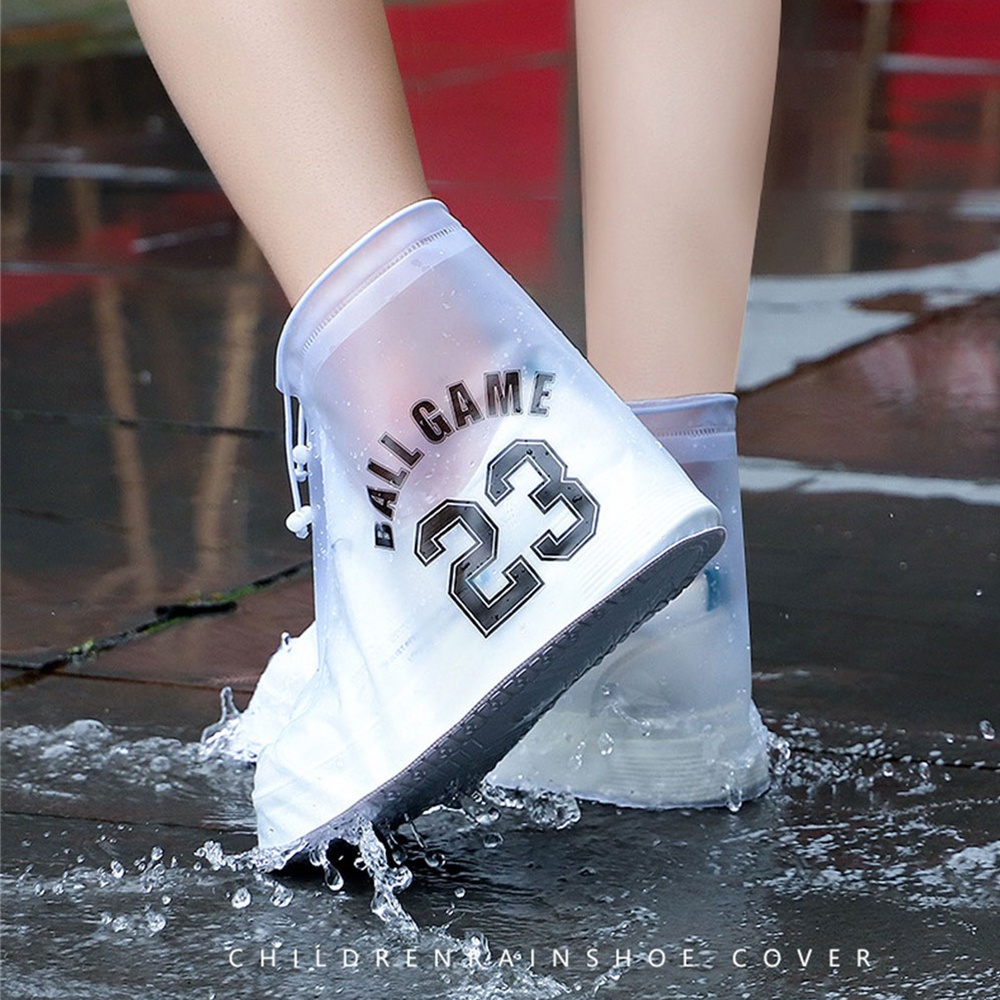 Vỏ Bọc Giày Đi Mưa Bằng Nhựa Pvc Chống Trượt Không Thấm Nước Tái Sử