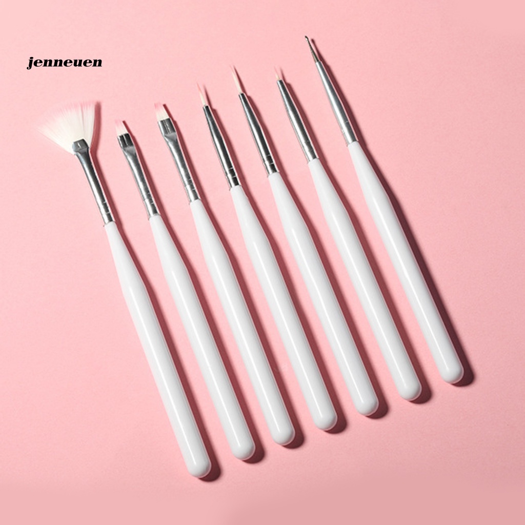 Set 7 Bút Vẽ Móng Nghệ Thuật Với Lông Cọ Mềm Mại Dành Cho Nữ