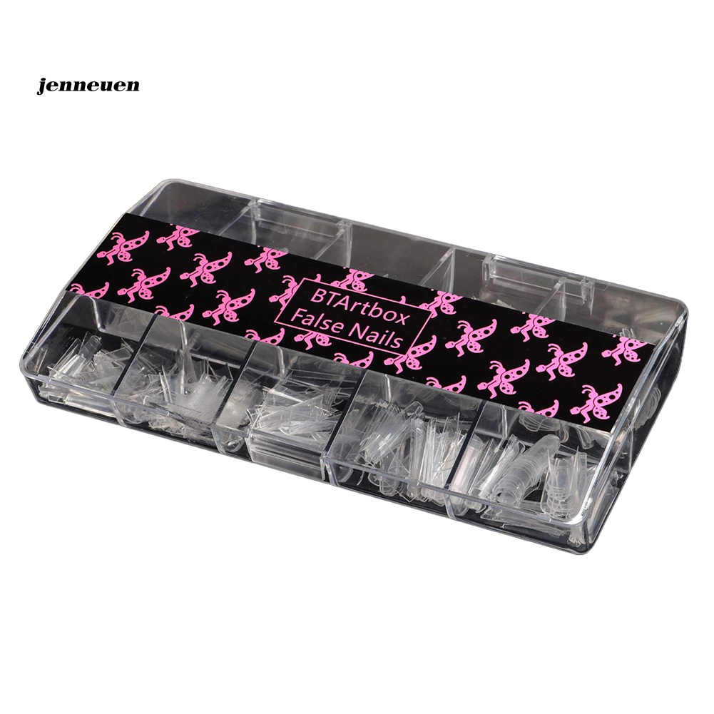 Bộ 500 Móng Tay Giả Trong Suốt Nhiều Kích Cỡ Cho Nữ