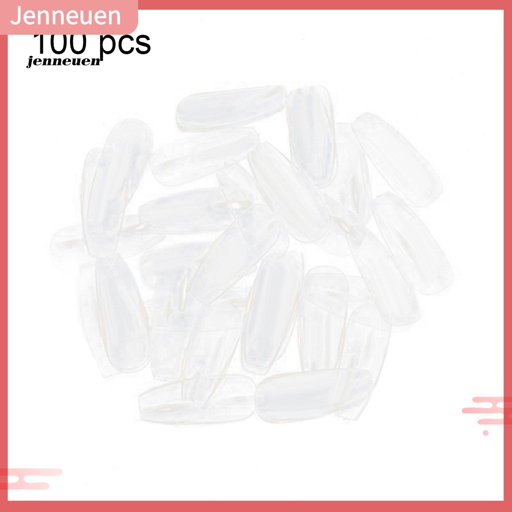 Bộ 100 Móng Tay Giả Che Phủ Toàn Diện Bằng Acrylic