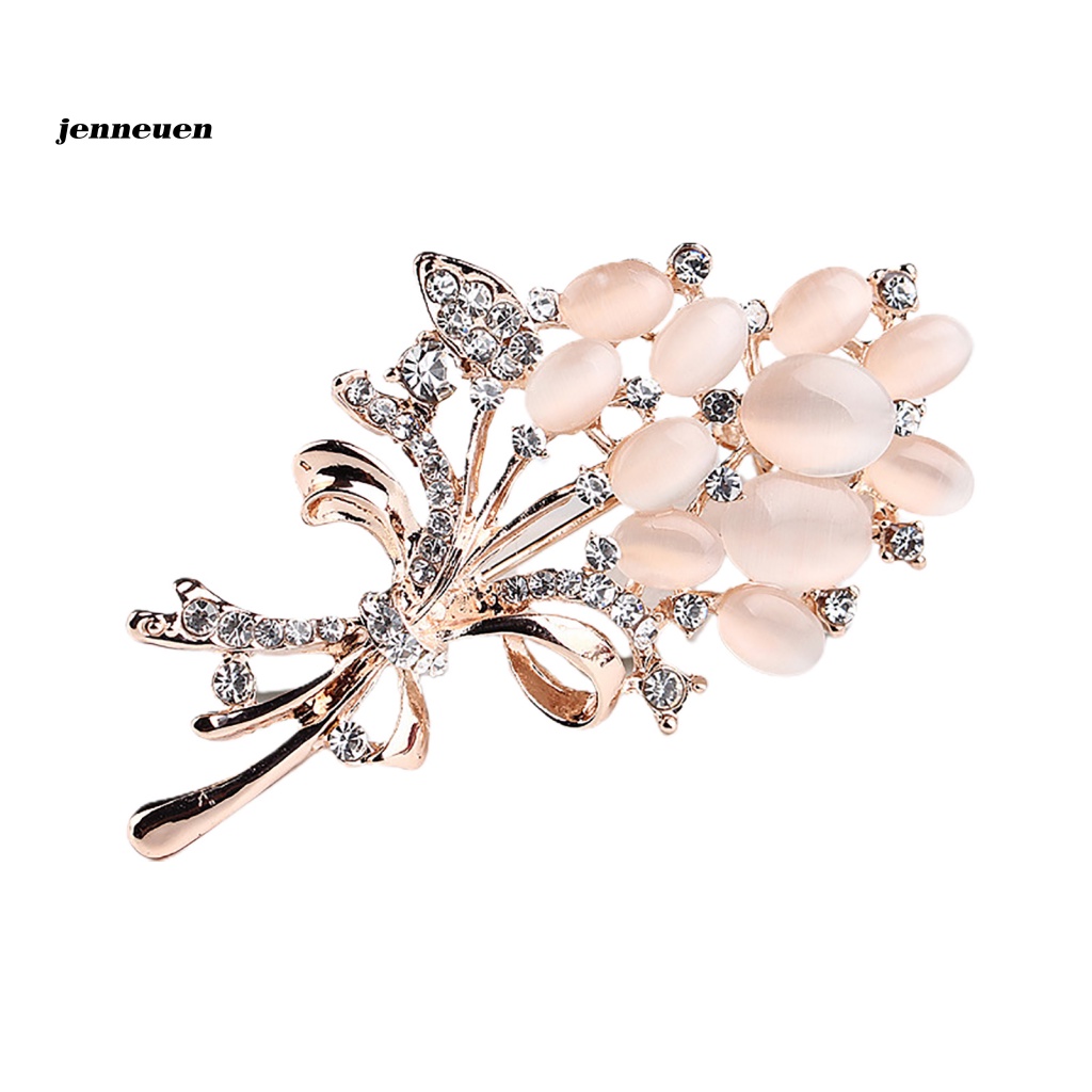 Ghim Cài Áo Đính Đá Thiết Kế Tinh Tế Thời Trang Cho Nữ