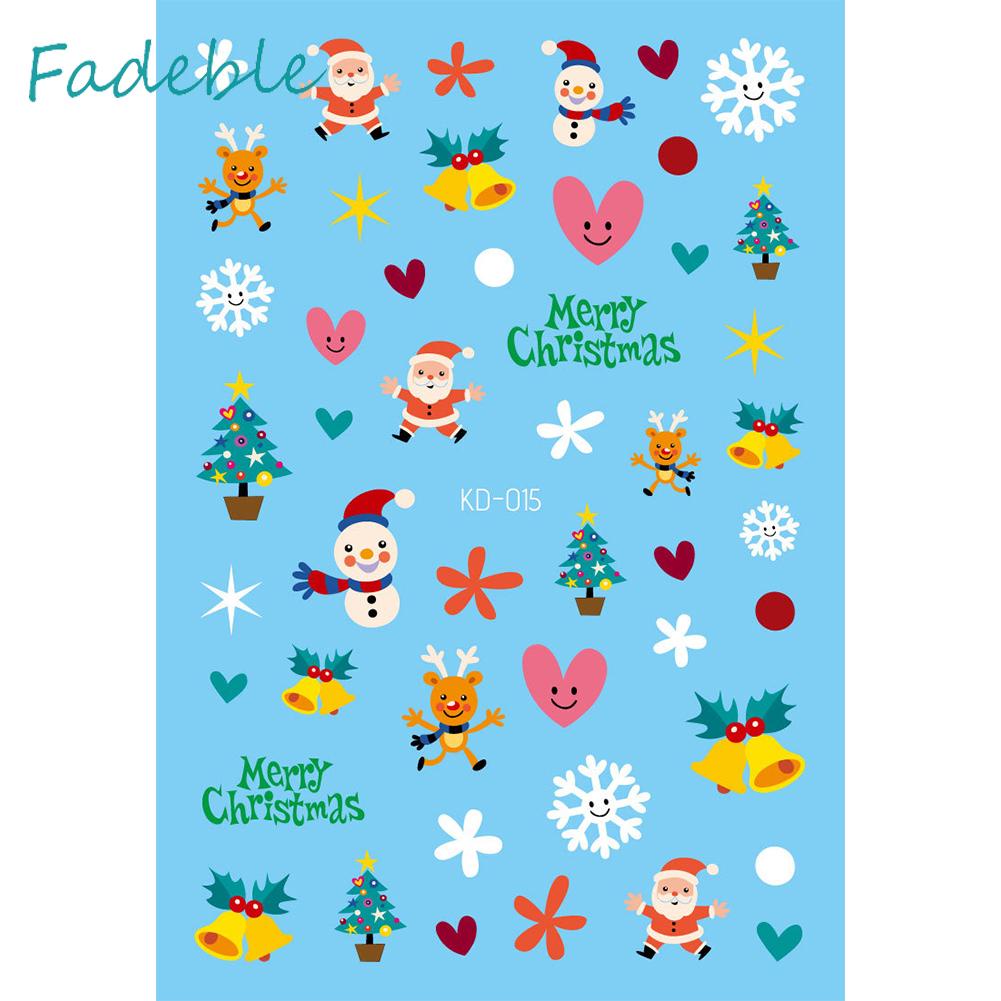 Bộ 12 Miếng Dán Trang Trí Móng Tay Họa Tiết Hoạt Hình Dễ Sử Dụng DIY