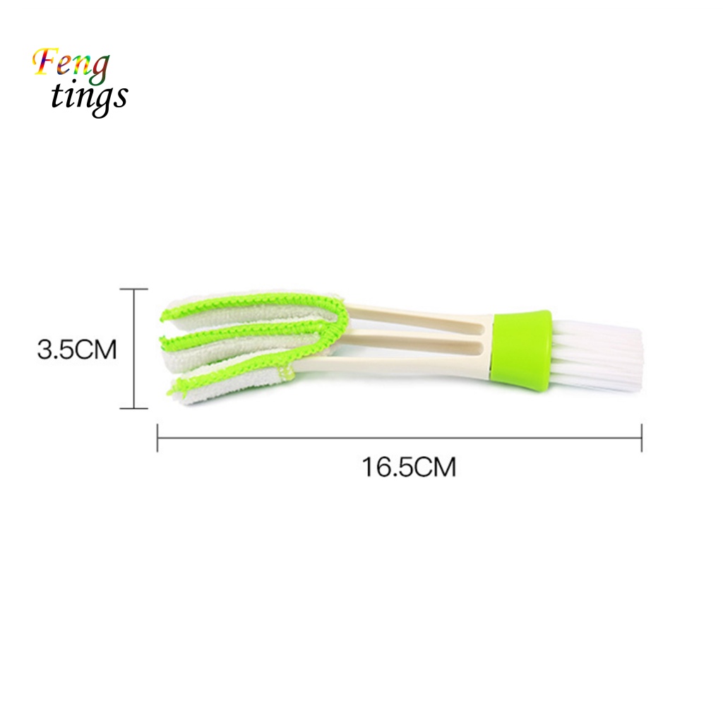 Bàn Chải Chà Rửa Mềm Mại Hai Đầu Cho Máy Điều Hòa Xe Hơi