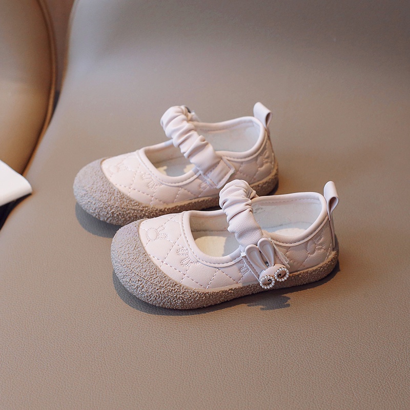 Giày Mũi Tròn Đế Bằng Chống Trượt Thời Trang Hàn Quốc 2023 Dành Cho Bé Gái