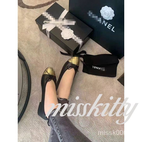 Giày Múa Ba Lê Đế Bằng Mũi Tròn Đính Nơ Màu Sắc Xinh Xắn Thời Trang Cho Nữ