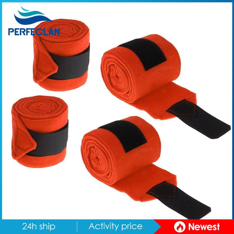 Set 4 Đai Quấn Bảo Vệ Chân Bằng Vải Bông Mềm Mại