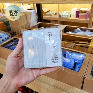 Combo 30 gói tẩy da chết Whoo trắng da dạng kì làm sáng da cao cấp 1ml