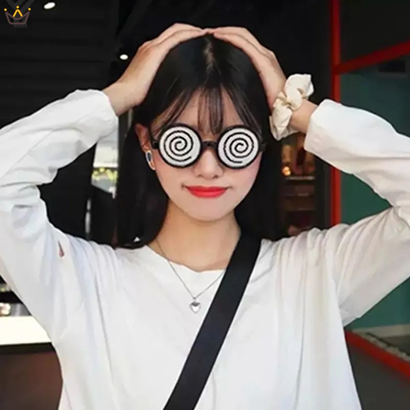 Mắt Kính Gọng Tròn Họa Tiết Vui Nhộn Dễ Thương Dùng Để Trang Trí Tiệc Sinh Nhật