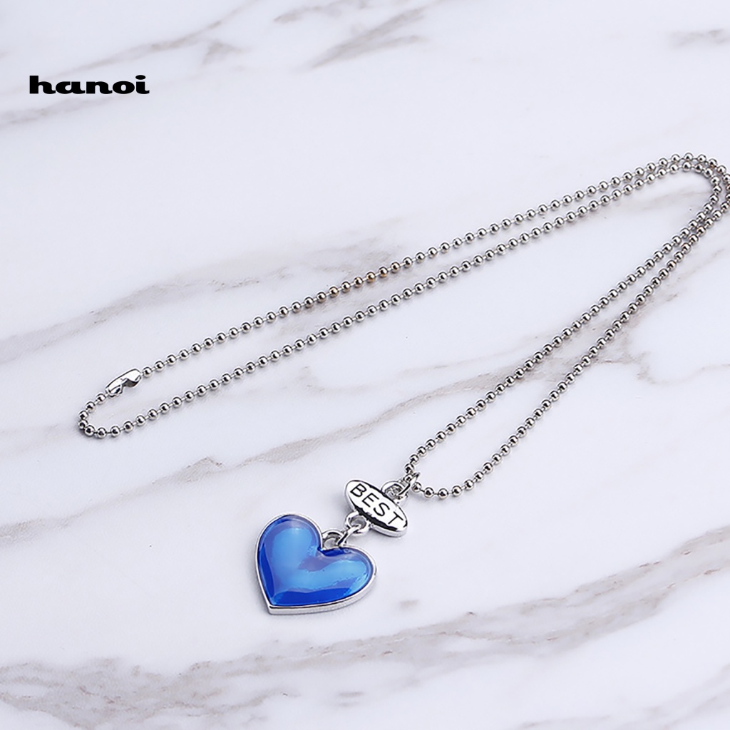 Set 3 Vòng cổ MặT HìNh TráI Tim KhắC Chữ ThờI Trang Cho Nữ