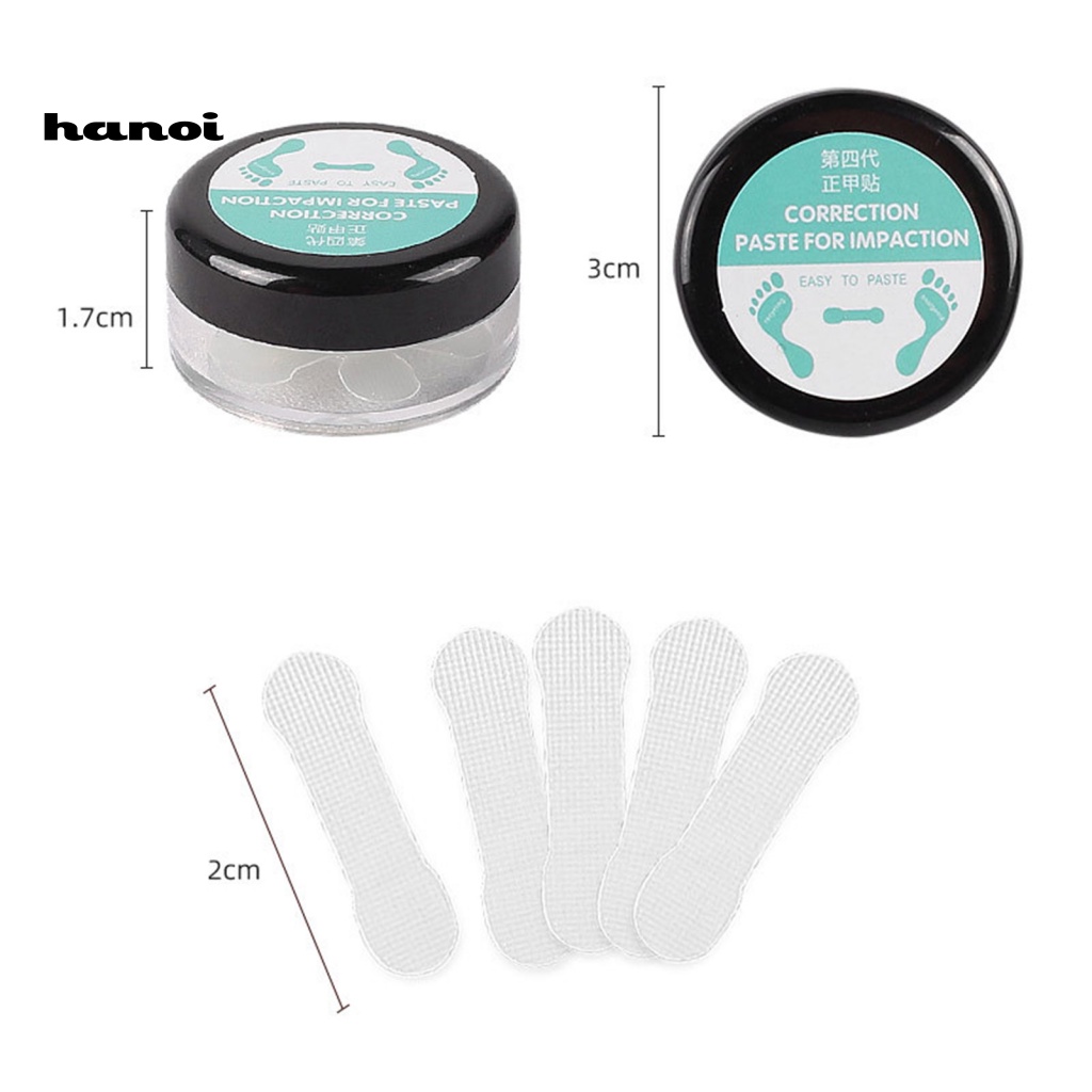 Hộp 10 Miếng Dán Chỉnh Sửa Móng Chân Nhanh Chóng Tiện Lợi