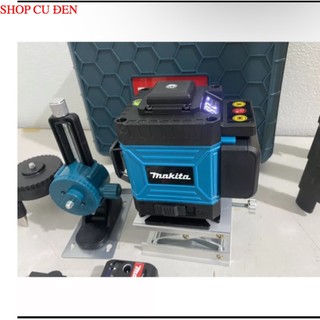 Bắn cốt cân mực tia laser 12 tia Makita Máy cân bằng laser đánh thăng bằng mặt phẳng, áp tường đen