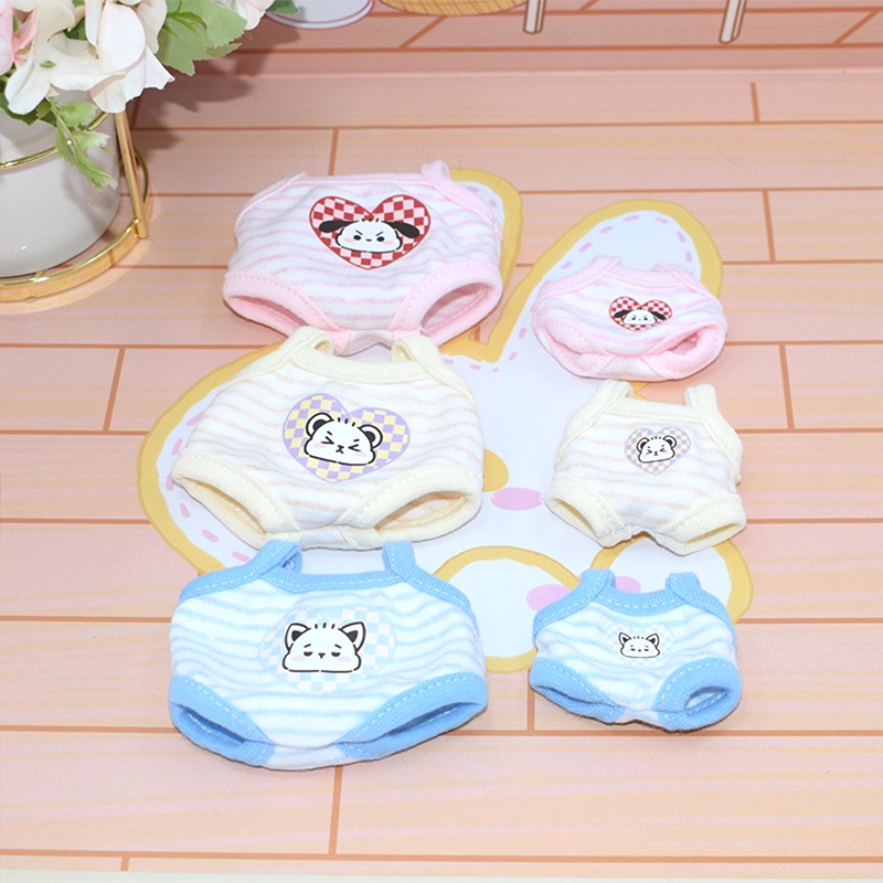 Búp Bê Vải Mini Họa Tiết Hoạt Hình Dễ Thương Dùng Làm Quà Tặng Sinh Nhật