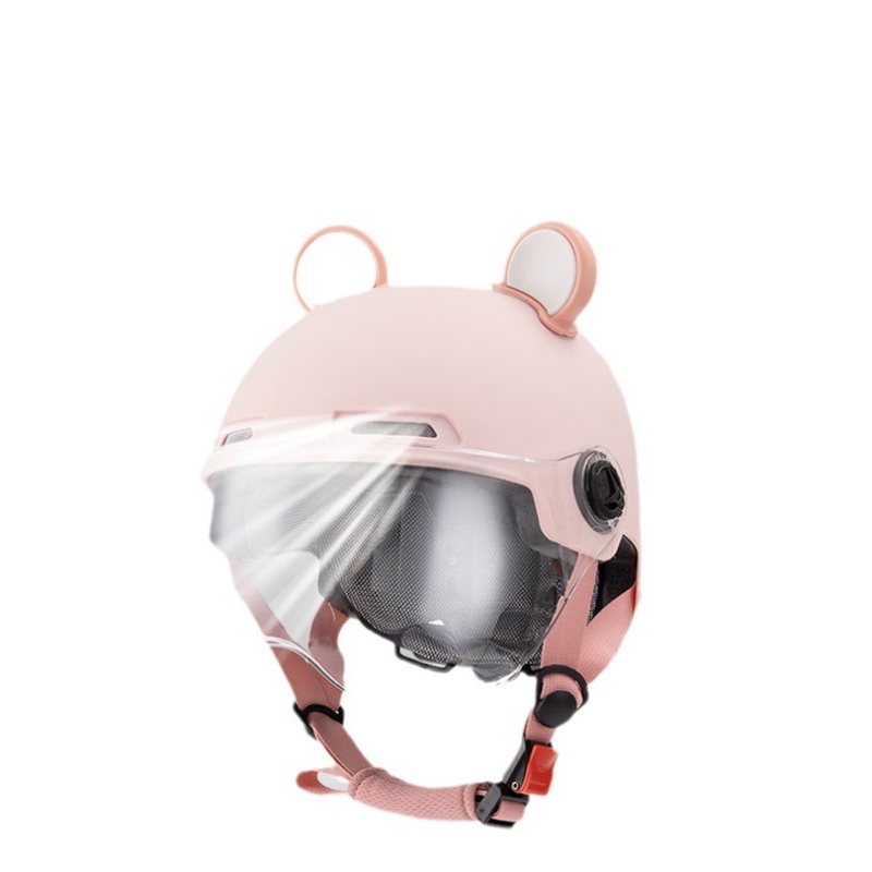 Mũ Bảo Hiểm Xe Máy Có Tai Gấu Cho Nam Và Nữ