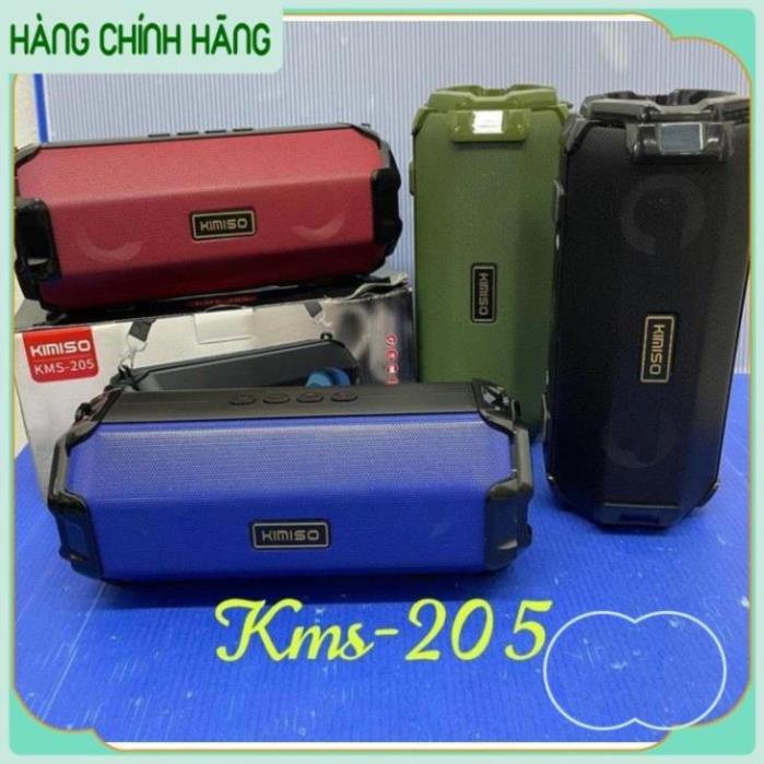 Loa Bluetooth mini Kimiso KMS-205, Loa Cầm Tay bass chuẩn cho laptop pc Cao Cấp BH 12 tháng